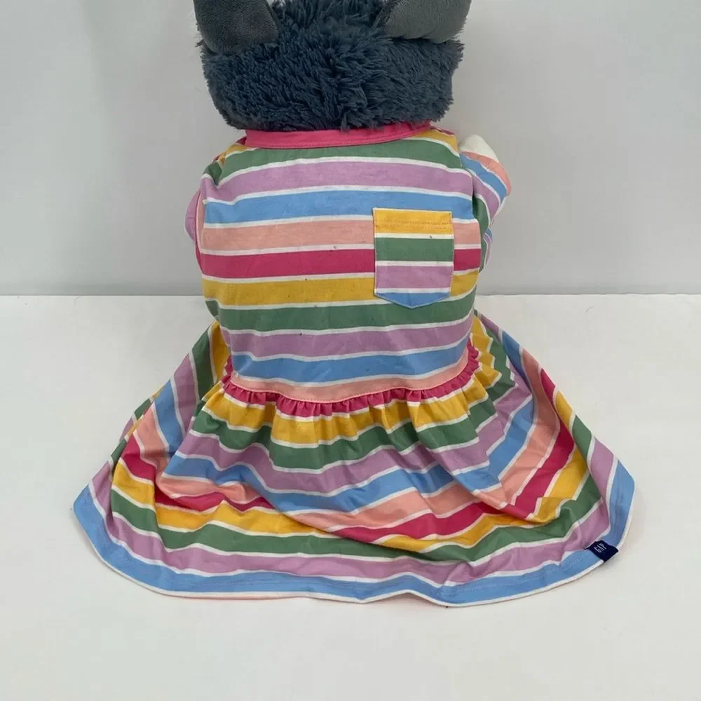 Gap Dog Dress Outfit Striped Shirt Large
